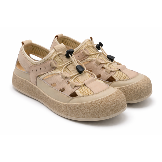 Loretta Vitale damskie buty sportowe oddychające – lekkie sandały trekkingowe z siateczką i ściągaczem