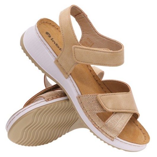 Sandały damskie Inblu na rzepy – wygodne i lekkie sandały lato