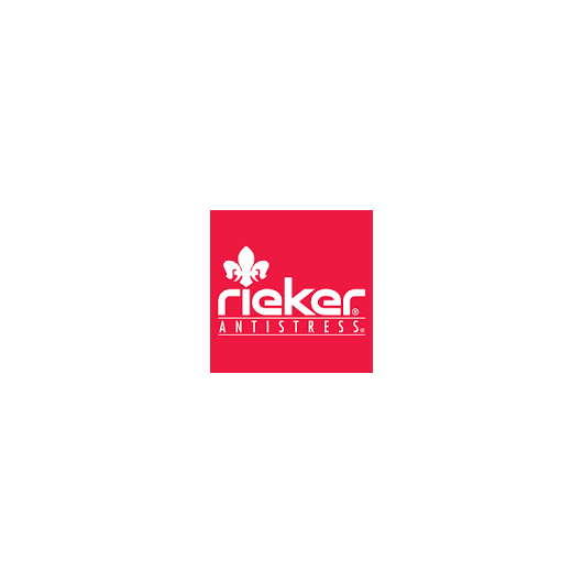 Półbuty Damskie Rieker N4322-80 – Białe Skórzane Sneakersy z Systemem Antistress